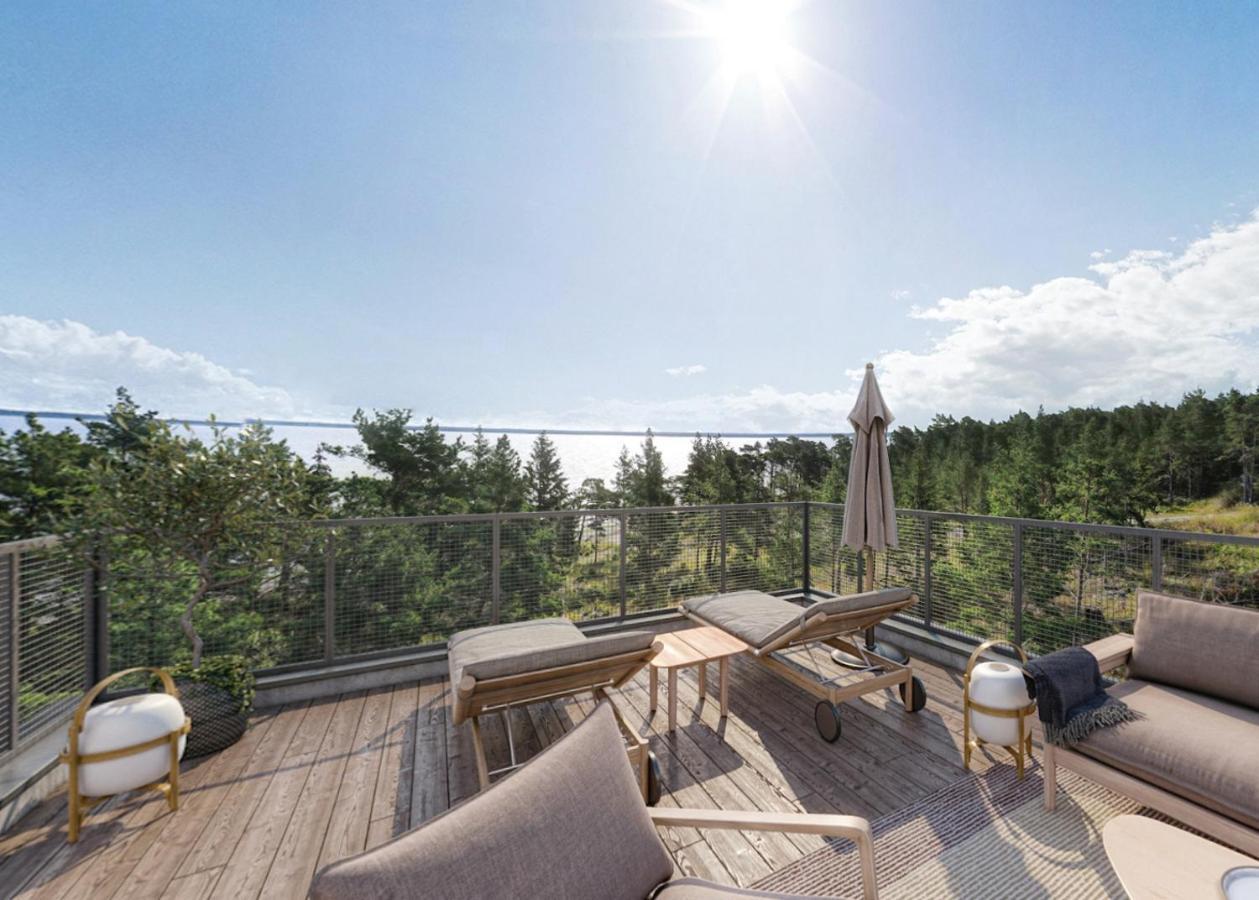 Vaestoes Strand By First Hotels Lärbro Exterior foto